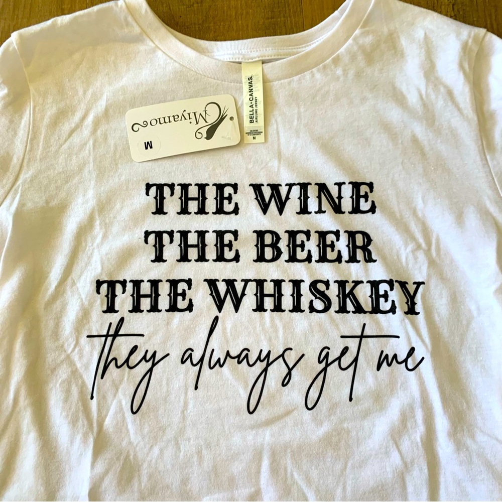 Boutique Beer/Wine/Whiskey tee